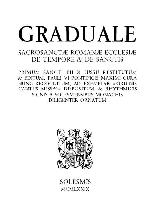 Portada del libro «Graduale Romanum, 1974»
