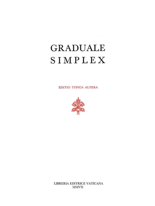 Portada del libro «Graduale Simplex, 2007»