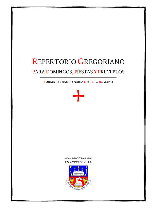 Portada del libro «Repertorio Gregoriano para Domingos, Fiestas y Preceptos, 2020»
