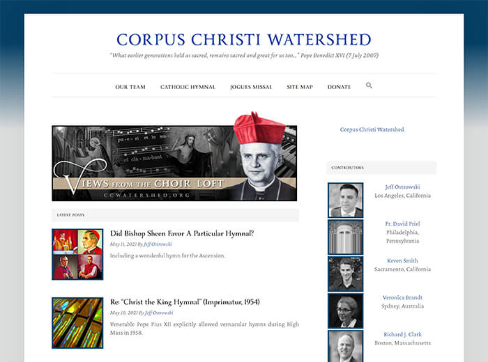 Pantallazo de la web «Corpus Christi Watershed»