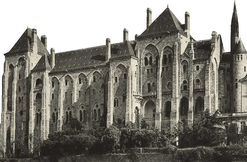 Fachada de la Abadía de San Pedro de Solesmes