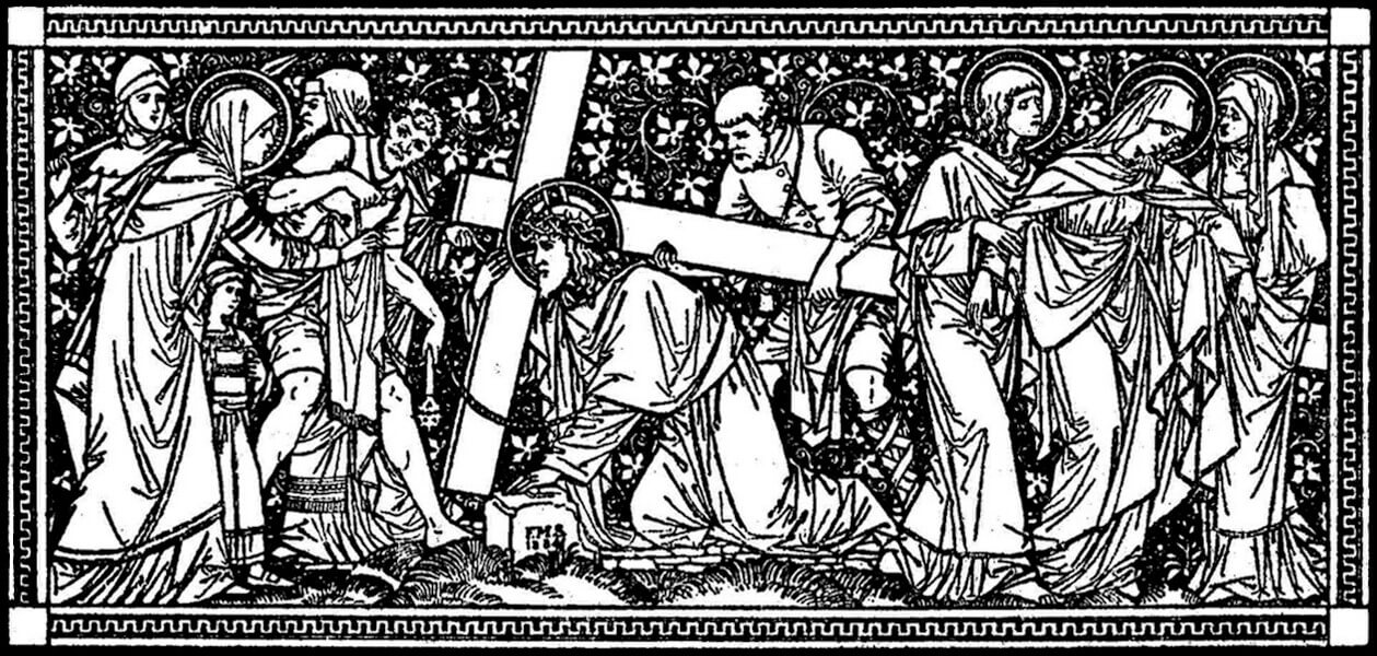 El Señor Cargando la Cruz al monte Calvario